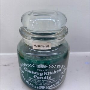 RARE Yankee Candle Country Kitchen Eucalyptus 14.5 oz Vintage